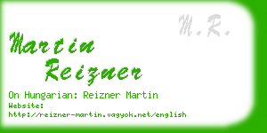 martin reizner business card